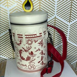 Disney Cream and Red Loungefly Bag